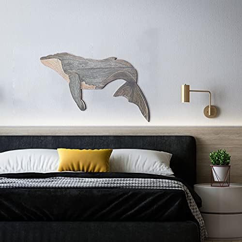ULTNICE Nautical Whale Wall Decor Acrylic Art