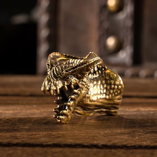 CHOVY Vintage Brass Banjo Dragon Head Wall Decor 1