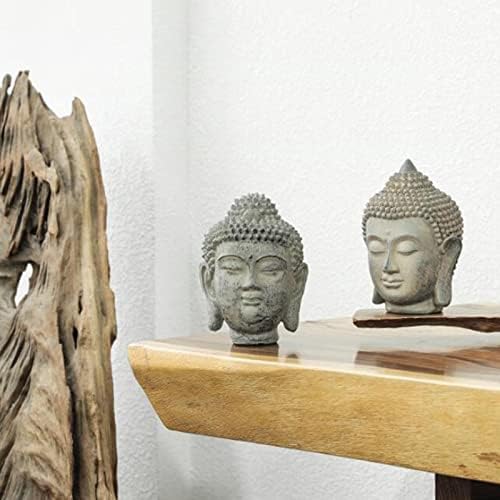 Buddha Head Statue Decorative Feng Shui Sculpture for Home and Office