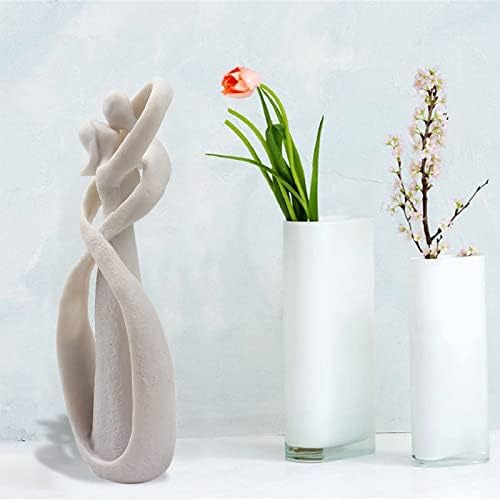 CA Mode Resin Kiss Lovers Couple Sculpture Sandstone Statue