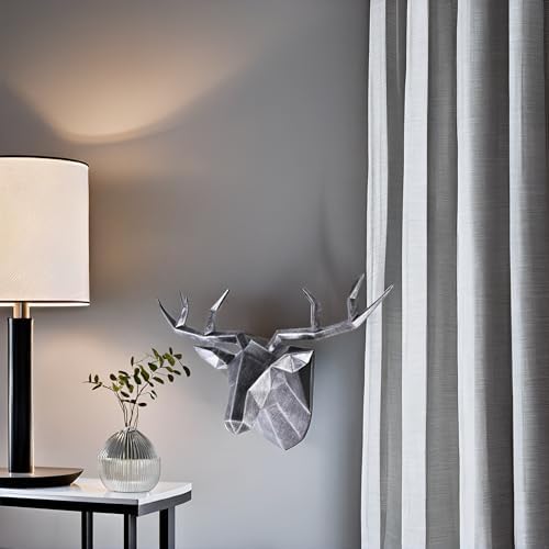 Copper Deer Head Wall Decor Gold Accent Stag Sculpture