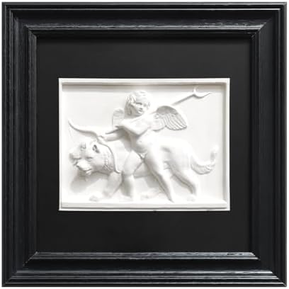 FOLKOR LIFE Black and White Wall Sculpture Art