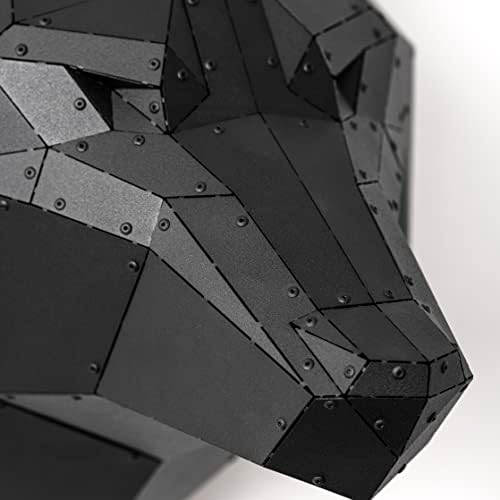 Wolf Sculpture - 3D Metal Wall Art for Home Decor