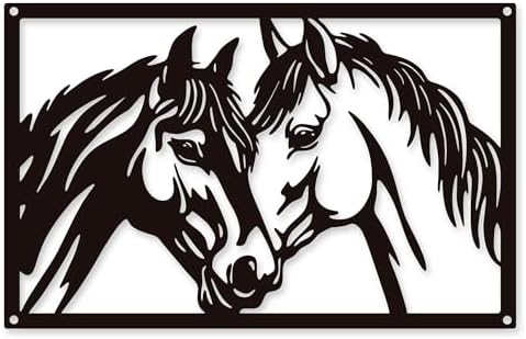 Xedatric Metal Horse Wall Art 1pc Decor