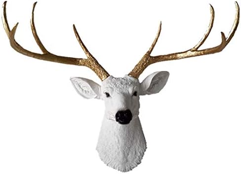 YJ Home Larger Faux Deer Head Wall Decor