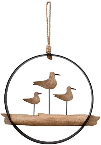 Linfevisi Wooden Seagull Wall Art Nautical Decor