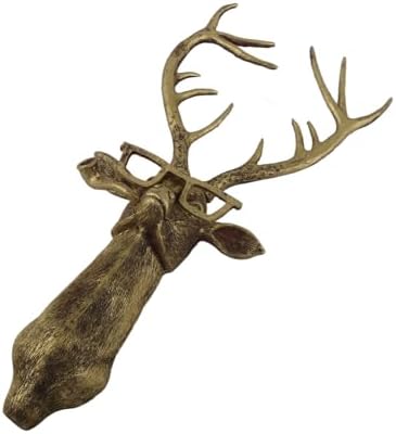 Artificial Deer Head Wall Hanging Decor Sculpture