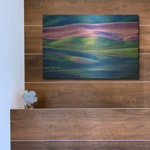 Palouse Undulation Metal Wall Art by Rick Berk 16x12