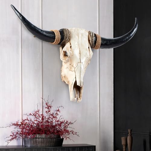 Handcrafted Longhorn Cow Skull Wall Decor