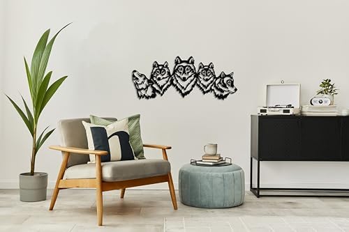 DEKADRON Wolf Pack 3D Wall Sculpture
