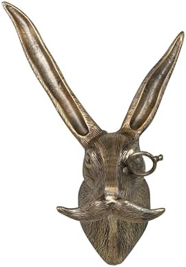 Creative Co Op Cast Aluminum Rabbit Head Wall Decor