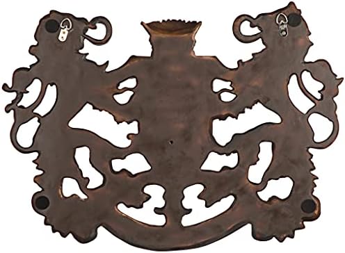 Design Toscano Heraldic Royal Lions Coat of Arms Wall Sculpture 30 Inch