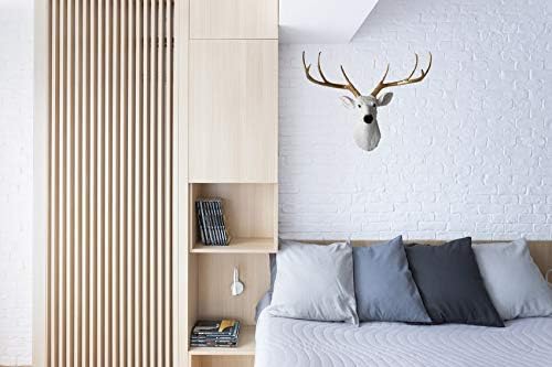 YJ Home Larger Faux Deer Head Wall Decor