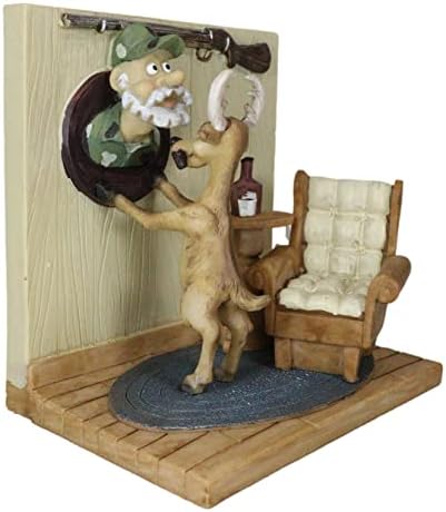 Ebros Gift Comical Buck Stag Deer Wall Decor