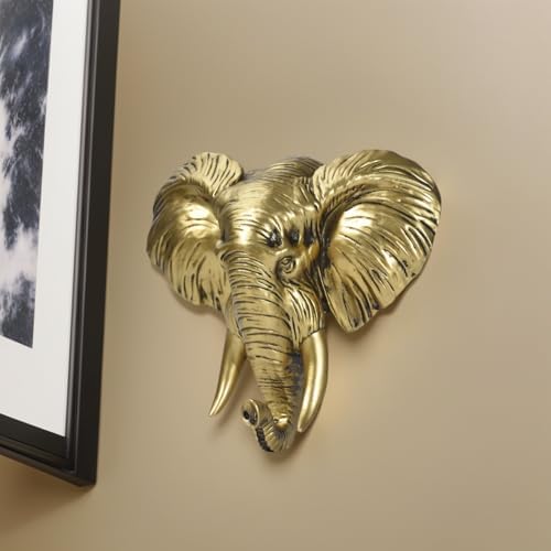 LUOWENXIANG Golden Elephant Wall Decor