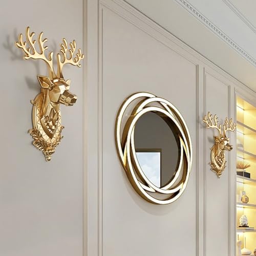 KunMai Gold Deer Wall Sculpture 187
