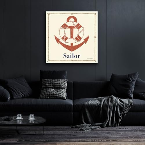 Epic Art Vintage Nautical Wall Art 36x36