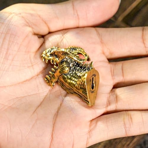 CHOVY Vintage Brass Banjo Dragon Head Wall Decor 1