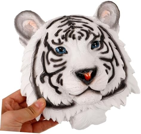 PRETYZOOM Realistic Animal Head Wall Sculpture Decor