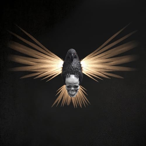 Crows Halloween Wall Decor with LED Light