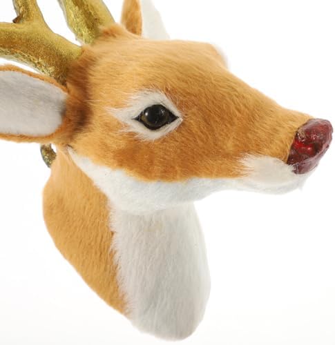 Gadpiparty Deer Head Wall Sculpture Decor