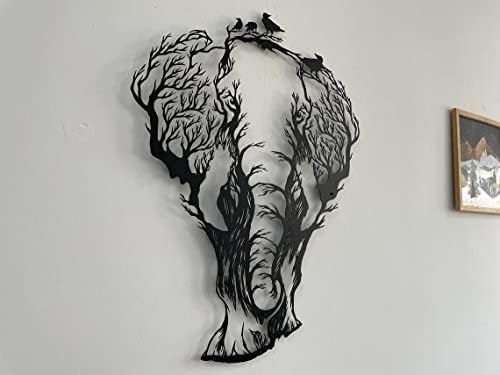 DEKADRON Wall Decor Elephant And Birds