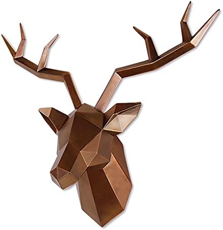 Keygift Deer Head Wall Sculpture 19x7x17 Inches