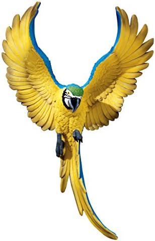 Design Toscano Flapping Macaw Wall Sculpture 16 Inch