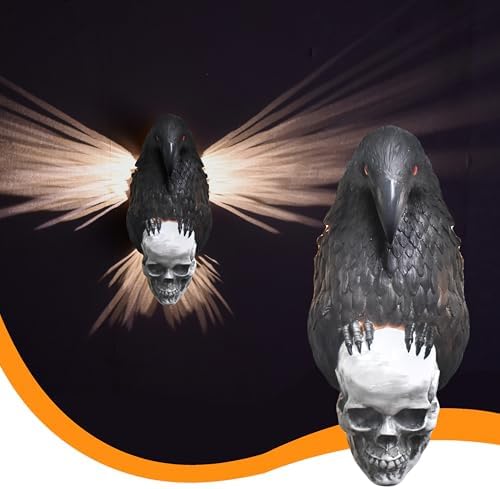 Crows Halloween Wall Decor with LED Light