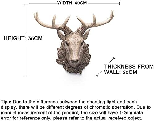 REMYS Deer Wall Sculpture Decor Living Room Art