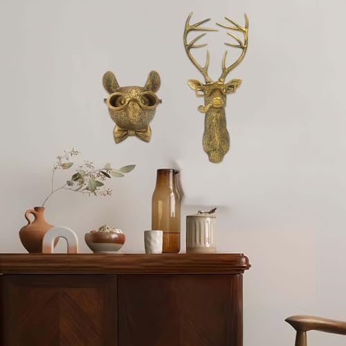 Whimsical Mouse Head Wall Art Sculpture