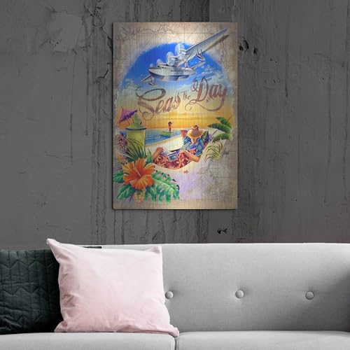Sea Cow Ballet Metal Wall Art 24x36