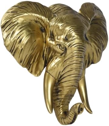 LUOWENXIANG Golden Elephant Wall Decor