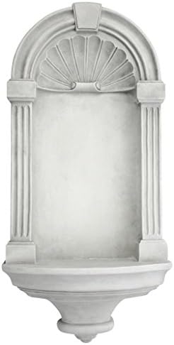 Design Toscano Wall Niche Display Shelf Medium 21 Inches Tall Cast Stone Resin Antique Stone