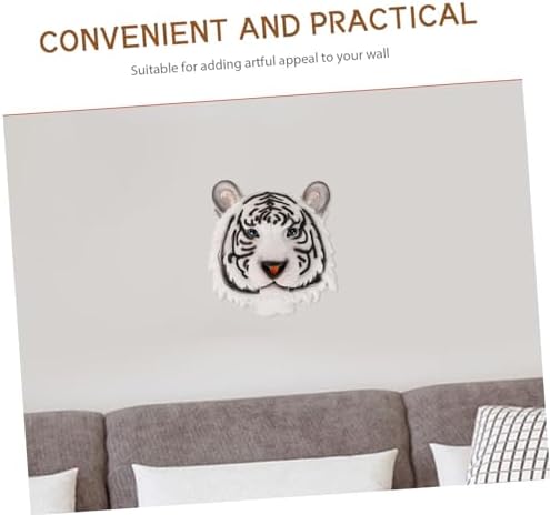 PRETYZOOM Realistic Animal Head Wall Sculpture Decor