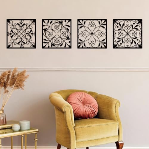 Resama 4 Piece Rustic Wall Decor Set