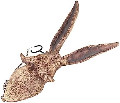 Leadigol Wall Decor Rabbit Head Bronze Resin Sculpture