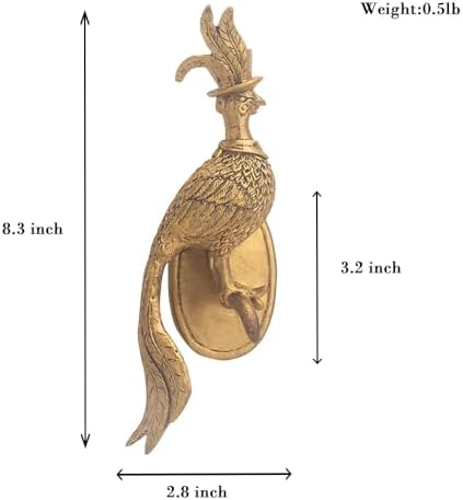 Maytopia 3D Wall Art Animal Head Sculpture Decor Bird