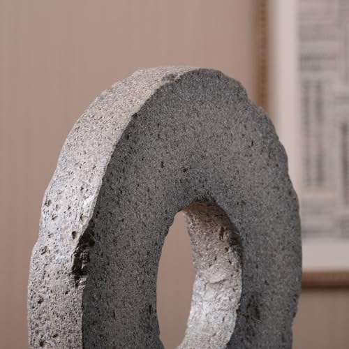HAUCOZE 138 Inch Modern Sculpture Abstract Statue Screen Decor