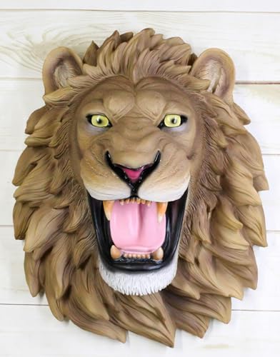 Ebros Gift Large Roaring Lion Wall Sculpture