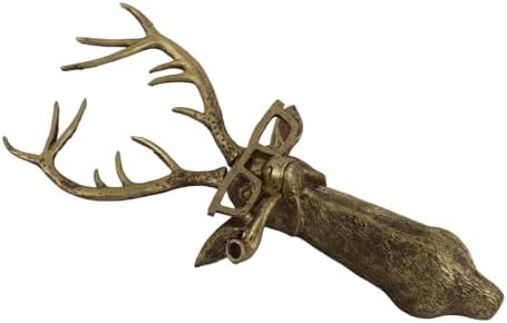 Artificial Deer Head Wall Hanging Decor Sculpture