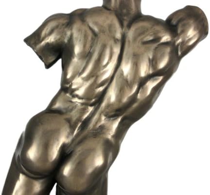 Bronze Finish Male Backside Sculpture Wall Decor