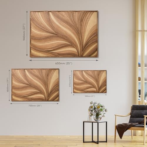 NEODECO Parametric Wood Verso Wall Sculpture - Small