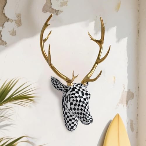 GIGICICI 157x87 Inch Mosaic Deer Head Wall Decor 1