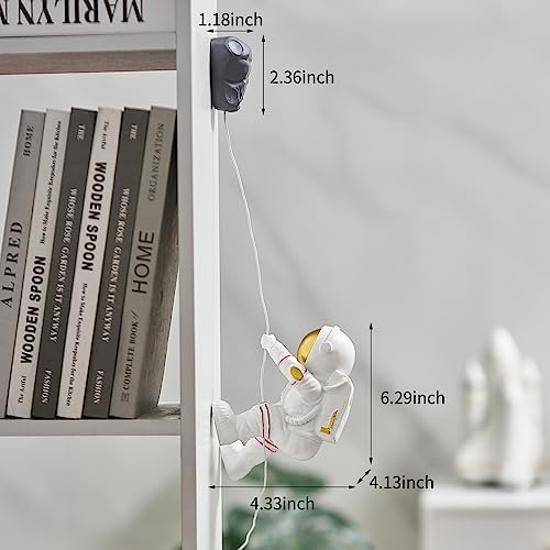 Astronaut Wall Sculpture Climber Figurine for Home Decor