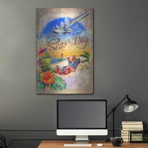 Sea Cow Ballet Metal Wall Art 24x36