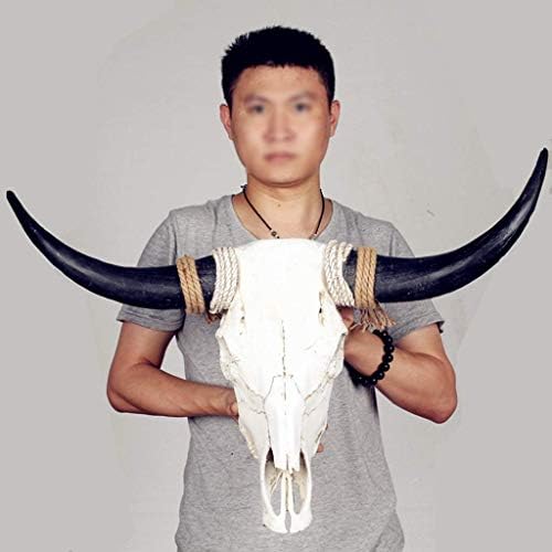 COLOM Fake Animal Skull Wall Decor Cow Head Sculpture