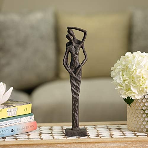 Danya B Modern Abstract Metal Art Shelf Table Decor
