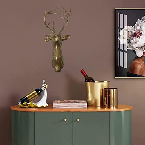 Deer Head Wall Art - Artificial Deer Head Sculpture Wall Decor