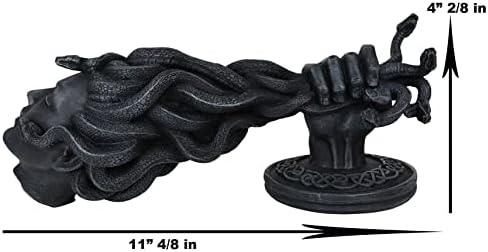 Ebros Medusa Head Wall Decor Statue 1225 Inch Tall